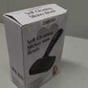 Self Cleaning Shedding Brush - Skin Friendly Grooming Tool for Dogs, Cats, and Puppies, Deshedding and Hair Removal for Long and Short Haired Pets, Black