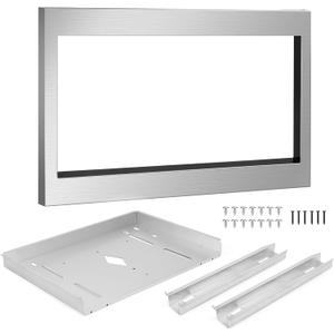 27 in. Microwave Trim Kit GMTK2768AF Compatible with Gallery Microwave Model GMBS3068AF, Trim Kit for Built in Microwave Oven with Stain Resistant Stainless Steel Design