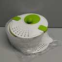 Salad Spinner Large,Vegetables Fruits Wash Bowl, Lettuce Spinner with 4 Blades Slicer,Salad Dryer for Washing