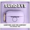 Forever Sunday's Silicone Airpods Case Cover – Protective Shockproof & Dustproof AirPod Cover Cases with Keychain - Compatitble with AirPods Pro, 3rd Gen, 1st & 2nd Gen