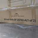 IDEALHOUSE 90" Modern Couches for Living Room, Chenille Fabric Loveseat Sofa with USB & Type-c Charging Ports, Removable Cushion Cover, Side Pocket, Sturdy Wood Frame, for Apartment or Home, Beige