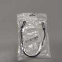 AAOTOKK Braided 90 Degree USB 3.1 Type C Cable Flat Short Up&Down Angle USB Type C 3.1 Male 4K@60Hz Extension Cable Supports Charging, Data, Audio, Video Cable for Laptop&Tablet&Mobile Phone (0.3M-M/ M)