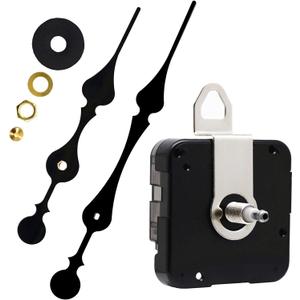 Youngtown 12888 High Torque Quartz Clock Movement Replacement Parts with 207 mm/ 8.15 Inch Long Spade Hands