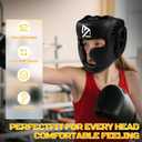 Youth Kids Boxing Headgear, MMA Training Sparring Safety Head Guard, Boxing Head Gear Helmet for Training Kickboxing Sparring Karate Taekwondo Muay Thai, Size Small