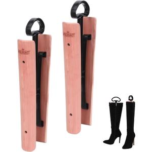 Cedar Boot Tree for Women's Tall Cowboy Boots | Boot Shaper Support, Moisture Absorption & Odor Control