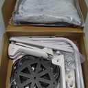 2PC Cat Window Perch Cordless Foldable Cat Hammock Bed for Window with Metal Frame and Reversible Cover, Large Suction Cups Window Resting Seat for Indoor Cats (Cat Bed, L-2PC)