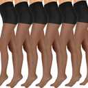 L'eggs Everyday Control Top Sheer Toe Pantyhose for All Day Comfort, 100% Nylon (Queen)