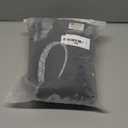 7.2ft Happy Birthday Round Backdrop Cover Black and Silver Birthday Circle Photography Background Glittering Stars Diamonds for Women Man Boys Girls Baby Birthday Party Decoration Photo Props