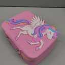 Kids Nail Polish Set for Girls Toys, Washable Quick-Dry Toddler Nail Art Kit with Air Cooling Dryer and Cosmetic Case, Christmas or Birthday Gifts for Girls Ages 3-12 Years Old -Pink