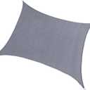 SUNNY GUARD Sun Shade Sail 12'x12' Rectangle Silver Grey UV Block Sunshade for Backyard Yard Deck Patio Garden Outdoor Activities and Facility