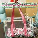 Mahjong Tile Bag for American Mahjong Set  Waterproof Clear PVC Mahjong Accessories Case, Fits Standard Tiles (13.859.43 in)  Portable Travel Storage Organizer for Mahjong Tiles & Game Pieces