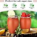 Gejoy 18 Pcs 12 oz Cantaritos De Barro Mexicanos Mini Cantaritos Shooters Pottery Cocktail Glasses for Margaritas Mojitos Mexican Mexicanos Cocktail Cups (Terracotta Color)