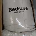 Bedsure Beige Oversized King Size Comforter Set - 4 Pieces Pinch Pleat Bed Set, Down Alternative Bedding Sets for All Season, 1 Comforter, 2 Pillowcases, 1 Decorative Pillow