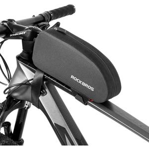 ROCKBROS Bike Top Tube Bag Bicycle Front Frame Bag Waterproof Bike Pouch Pack Bike Phone Bag Cycling Accessories Pouch for Mountain Road Bike Large Upgrade