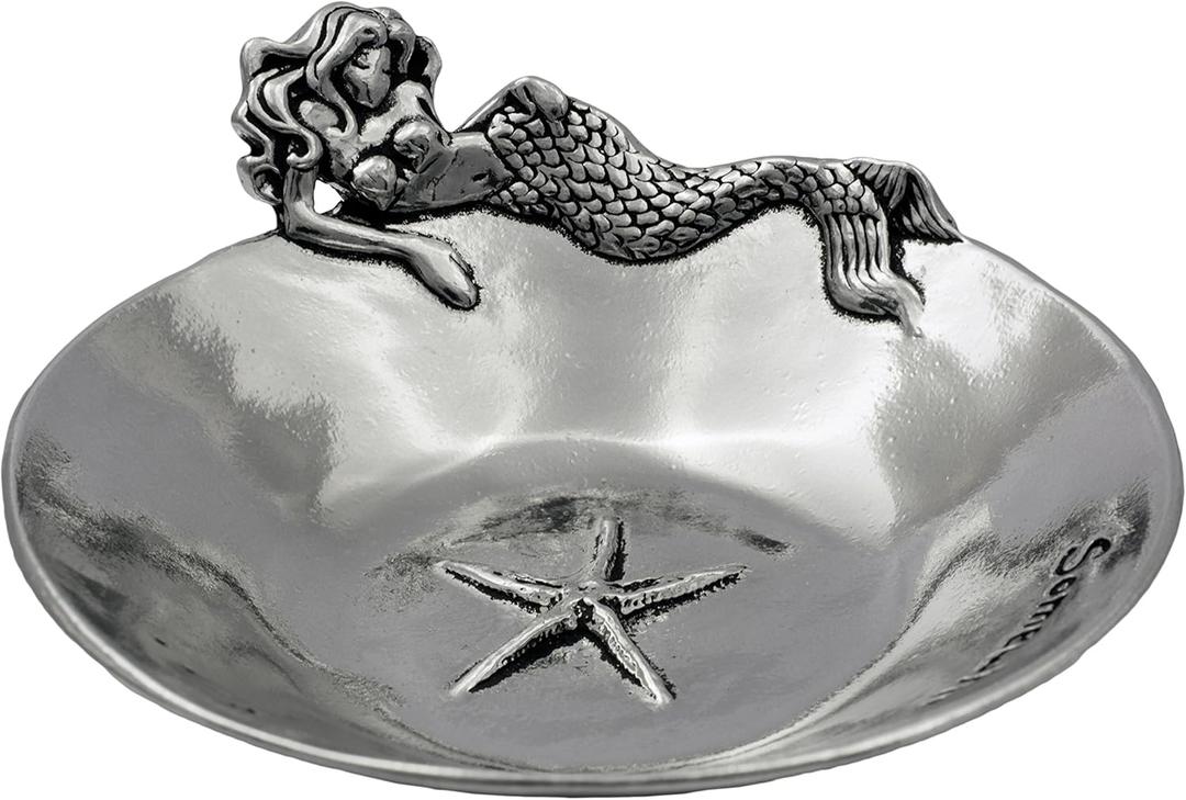 Basic Spirit Mermaid Bowl/Dish (Pewter) Small