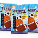 Lolli & Pip Pencil 16 ct Sports Pencil Valentines 3-Pack