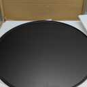 Growsun Black Round Mirror 24 inch, Wall Mounted Circle Mirror, Metal Framed Mirror for Bathroom Vanity, Bedroom Home Decor Mirros