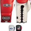 Ringside Lace IMF Tech Boxing Training Sparring Gloves (14 OZ, Red)