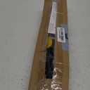 Shower Curtain Rod Adjustable 43-78 inch, 1"Diameter Spring Tension Curtain Rod No Drill, Anti-Rust Non-Slip Shower Rod, Black Shower Curtain Rod for Bathroom Tension