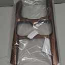 for CRV 2017-2020 ABS Peach Wood Grain Center Consoles Cup Holder Panel Cover Trim Sticker Interior Decoration Mouldings Accessories for Honda CR-V CRV 2017 2018 2019 2020