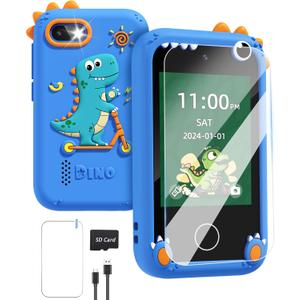 Dinosaur Toys for Kids 3-5 Kids Smart Phone Toys for Boys Age 8-12 Birthday Christmas Giftsfor 3 4 5 7 6 8 10 Year Old Gift Ideas with 8G SD Card