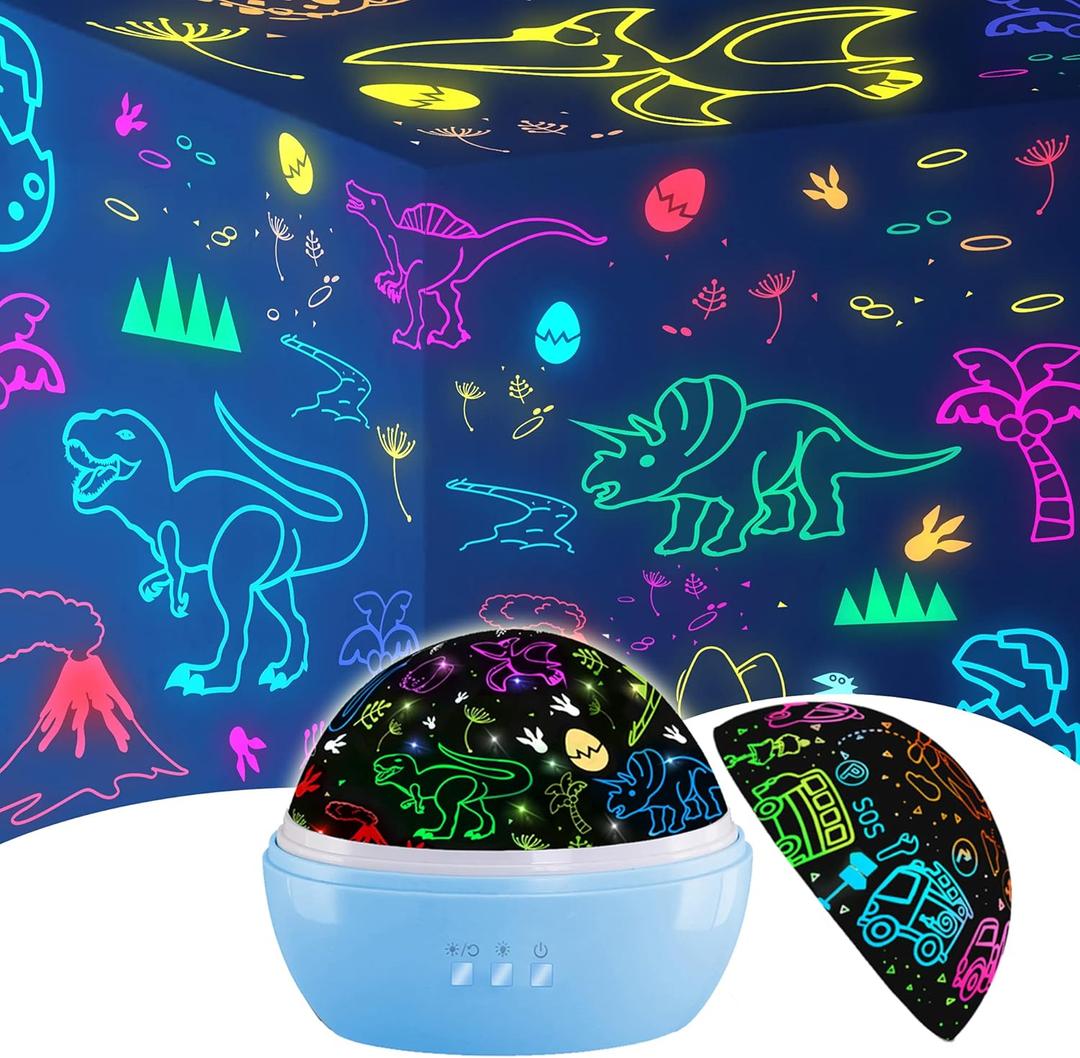 HONGID Dinosaur Toys for 3-8 Year Olds Boys,Dinosaur Party Supplies Centerpieces for 3-8 Year Olds 2 in 1 Car Toy for 2-10 Year Olds Boys,Toddler Toys Birthday Gifts for 3-10 Year Olds Kids Gifts