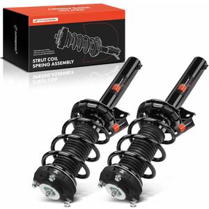A-Premium Front Complete Strut Assemblies with Coil Springs, Set of 2