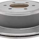 ACDelco Silver Rear Brake Rotor 18A1627A | GM 19261784 Brake Rotors for Select Ford F-150, F150 Heritage, Ford Lobo, Lincoln Mark LT, and more