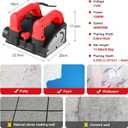 YJINGRUI 110V Electric Wall Planer Handheld Power Wall Scraper Wall Shovel Machine for Wallpaper Paint Putty, 90 No dead Angle