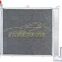 4 Row Aluminum Radiator for 1962-1972 Chevy Corvette 1963 1964 1965 1966 1967 1968 1969 1970 1971 Radiators 5.3l 5.7l V8 Gas