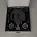 (2026 Upgraded) Wireless Headset with Mic for Work, Bluetooth Headset with Noise Canceling Microphone, Wireless Headphones with Mic and USB Dongle and Mute, Fit for Computer/PC/Teams (Black)