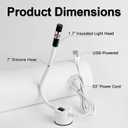 Magnetic Positioning Quilting Light, Sewing Light Seam Guide for Straight Stitching, Adjustable Quilting Light for Sewing Machine, Hands-Free Precision Quilting Aid Tool (Cross Lights)
