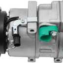 AC Compressor for 2006-2012 Hyundai (Azera, Santa Fe, Sonata, Veracruz) A/C Compressor W/Clutch for 2006-2013 KIA (Amanti, Magentis, Optima, Sorento) - CO 10916C