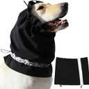 Dog Calming Hoodie, Windproof Rainproof Noise Reducing Hat, Warm Ear Cover Winter Hat, Ear Covers for Bath, Thunderstorms
