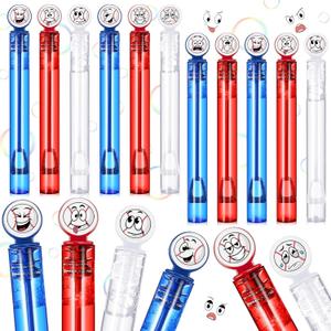 24 Pcs Mini Baseball Bubble Wands Baseball Party Favors for Kids, Birthday Bubble Wand Bulk for Summer Outdoor Classroom Supplies, Goodie Bag Fillers