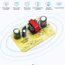 ALITOVE DC 12V 1A Power Supply 12W AC Adapter 100~240V 50-60hz to 12 Volt 1Amp 0.5A Transformer DC 12V Power Cord 5.5 x 2.5mm 2.1mm Plug for LED Strip Light CCTV Security Camera and More