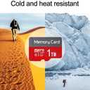 5-Star 1 TB Micro SD High Speed Memory Card for Car Navigation,Smartphone,Portable Gaming Devices,Camera and Drone