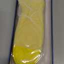 Women Leather Mittens Finger Rabbit fur Lining Winter Sheepskin Soft and Warm (Small, Yellow)