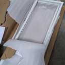 2 Pcs 7 x 64 Inch Entry Door Frame Only Replacement Kit for 1" Glass (Glass Not Included), 1 Lite Exterior Front Door Window Frame Replacement (Rectangle)