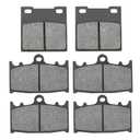 AHL Front and Rear Brake Pads for SUZUKI GSXR 600 GSXR600 / GSXR 750 GSXR750 / TL1000S TL 1000S TL1000 TL 1000 S 1997 1998 1999 2000 2001 2002 2003 FA158F FA063R MC0089