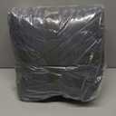 Wohomzy No Magnetic Thermal Door Curtain Fits Doors Size 38"x83"，Curtain Size 41"x85", Insulated Curtain Side Open, Keep Warm in Winter Cool in Summer, Diamond Pattern, Gray