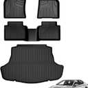 AOMSAZTO Floor Mats Compatible with Toyota Camry 2018-2024: All Weather Camry Rubber Floor Liners & Cargo Mat Set (Not fit AWD or Hybrid Models)