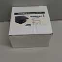 WEBANG 6 Inch Square Shower Drain Black Floor Drain with Flange Wave-Hole Pattern Cover Grate Removable SUS304 Stainless Steel Watermark &CUPC Certified Matte Black