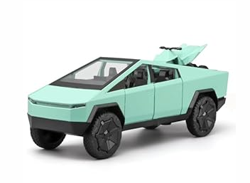 Trucks for Boys 1/32 Die Cast Metal Toy Truck,Toy Trucks for Boys Age 4-7,Diecast Model Truck Kits,Pull Back Pickup Truck Toy with Light and Sound,Trucks for Kids Ages 4-8Green