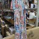 Women's Floral Maxi Dress Summer Fall Wedding Guest Dress
 XL