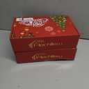 2 x Flechllary 3ft DIY Felt Christmas Tree for Toddlers, Set Plus Snowman Advent Calendar with 33 Removable Ornaments, Wall Hanging Xmas Gift for Kids with String Lights (Batteries Not Included)