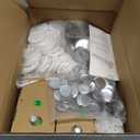 Button Maker Machine Multiple-Sizes - Pin Maker Machine 1.25 Inch+2.25 Inch, Interchangeable Button-models Badge Button Press Machine with 200 Sets 32+58mm Button Maker Supplies&Circle Cutter