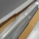UNISHADES No Drill Blinds for Windows 1" Vinyl L-Shaped Slats Cordless Mini Blinds for Home, for Window Size 47" W × 48" H Grey