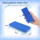 3 x 6Pcs Pumice Stone, Foot Scrubber for Smooth and Comfortable Exfoliation, Ideal for Home and Salon Personal Care, Blue