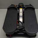 Mini Stair Steppers with Resistance Bands for Exercise at Home, Portable Exercise Twist Stepper Machine for Full Body Workout, 300LBS Capacity